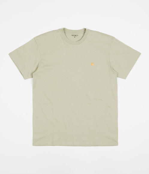 Carhartt Chase T-Shirt - Agave / Gold