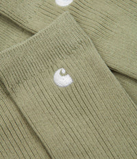 Carhartt Madison Socks (2 Pack) - Yucca / White thumbnail