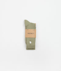 Carhartt Madison Socks (2 Pack) - Yucca / White thumbnail