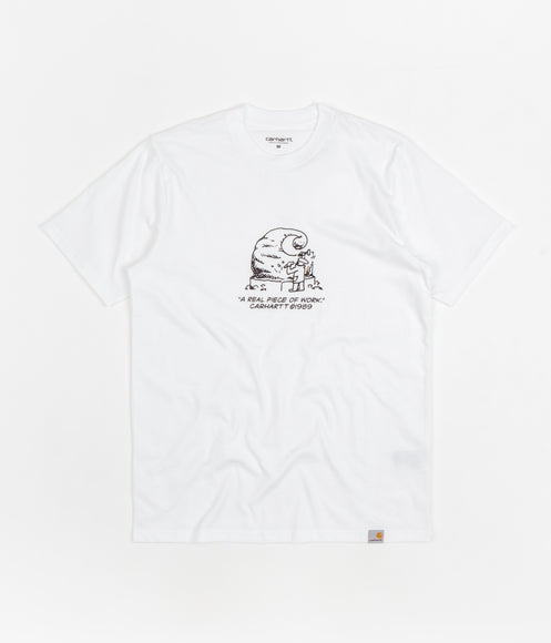 Carhartt Piece Of Work T-Shirt - White / Black