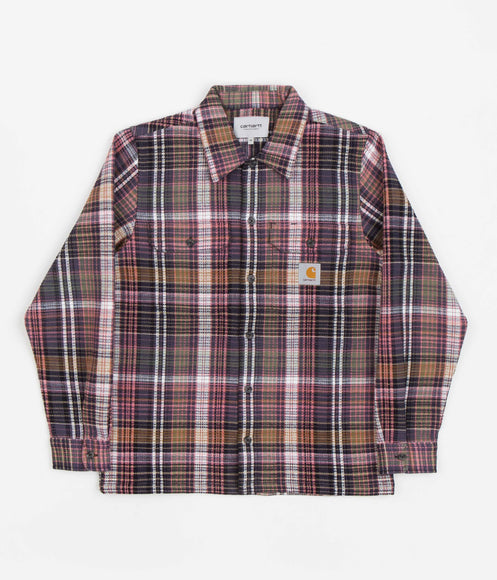 Carhartt Valmon Shirt - Valmon Check / Hamilton Brown
