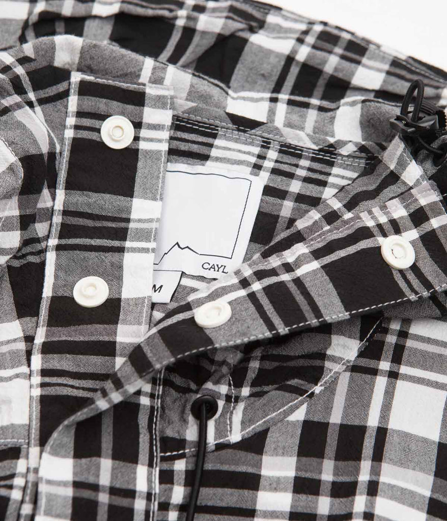 Cayl Light Cotton Hoodie - Black Check | Always in Colour