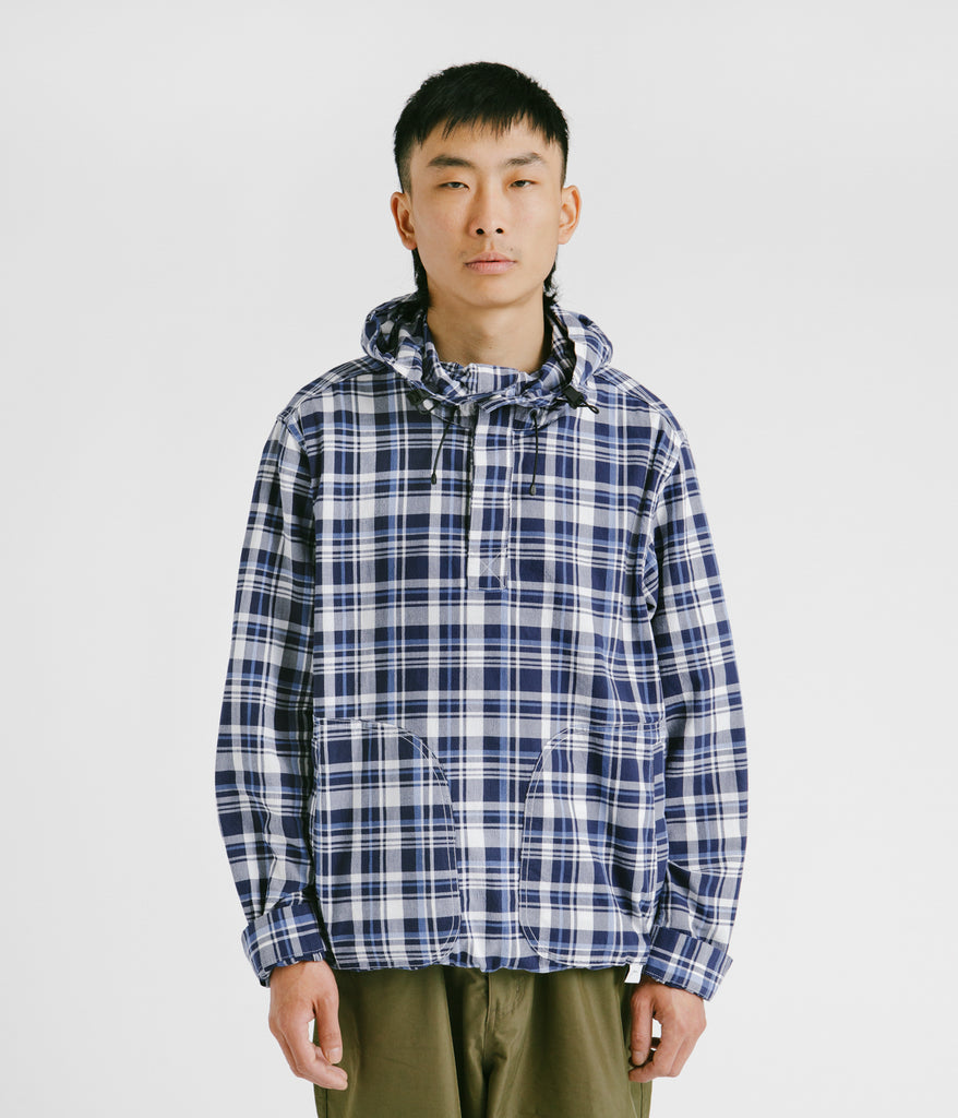 Cayl Light Cotton Hoodie - Blue Check