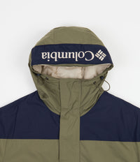 Columbia Challenger Pullover Jacket in Stone Green and Collegiate Navy thumbnail