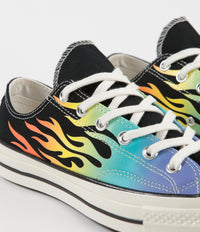 Converse CTAS 70's Ox Archive Print Shoes in Black and Turf Orange / Egret thumbnail