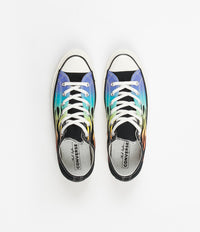 Converse CTAS 70's Ox Archive Print Shoes in Black and Turf Orange / Egret thumbnail