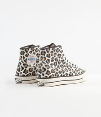 Converse Lucky Star Hi Archive Print Remixed Shoes in Driftwood and Light Fawn / Black thumbnail