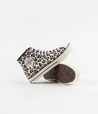Converse Lucky Star Hi Archive Print Remixed Shoes in Driftwood and Light Fawn / Black thumbnail