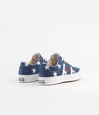 Converse One Star Academy Ox Archive Print Remixed Shoes in Navy and Enamel Red / White thumbnail