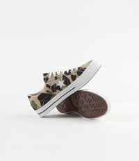 Converse One Star Ox Archive Print Remixed Shoes in Candied Ginger and Piquant Green thumbnail