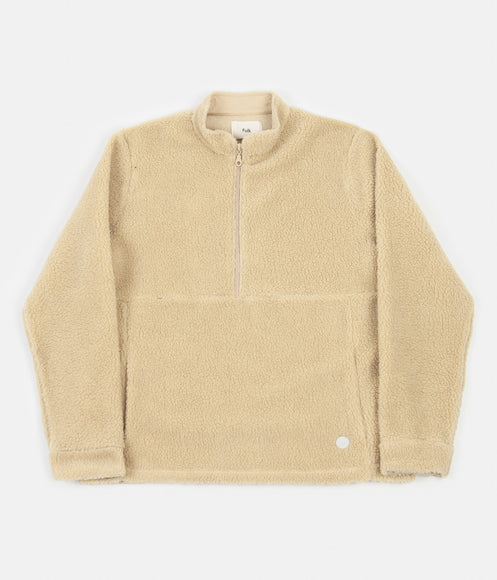 Folk Funnel Fleece - Tan