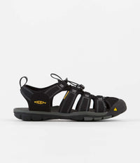 Keen Clearwater CNX Sandals in Black and Gargoyle thumbnail