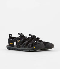 Keen Clearwater CNX Sandals in Black and Gargoyle thumbnail