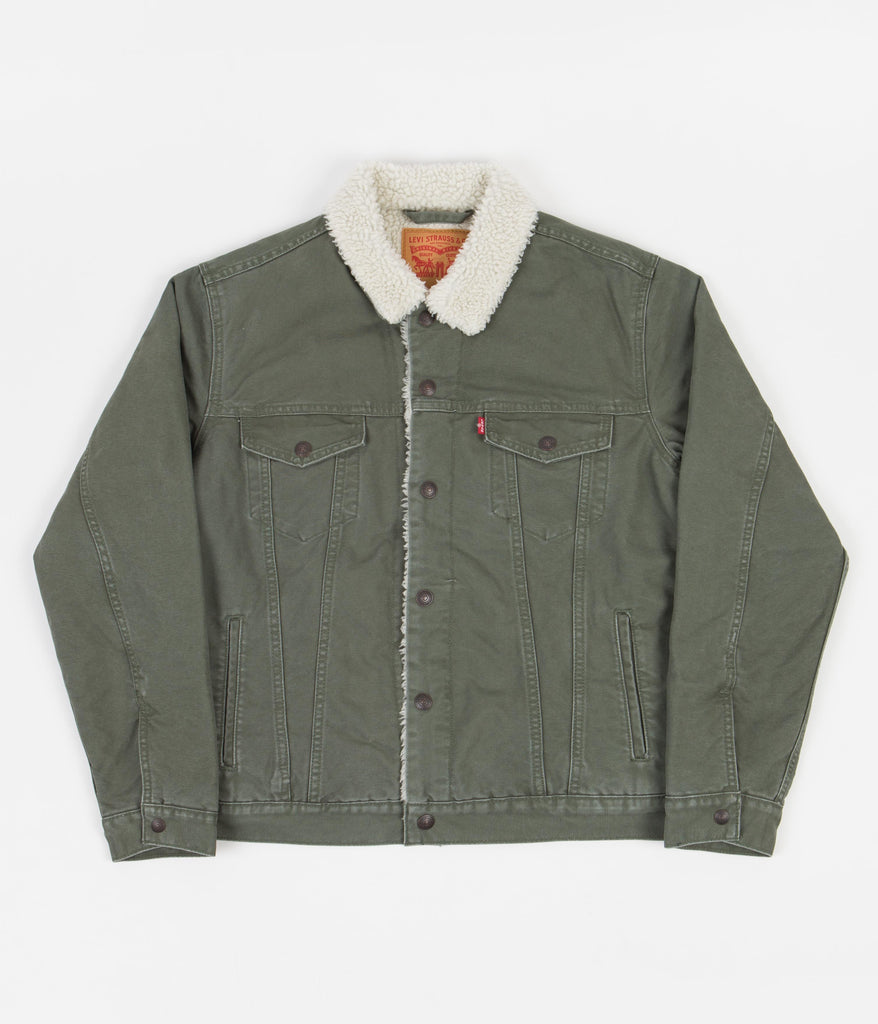 Levi's red trucker jacket hotsell