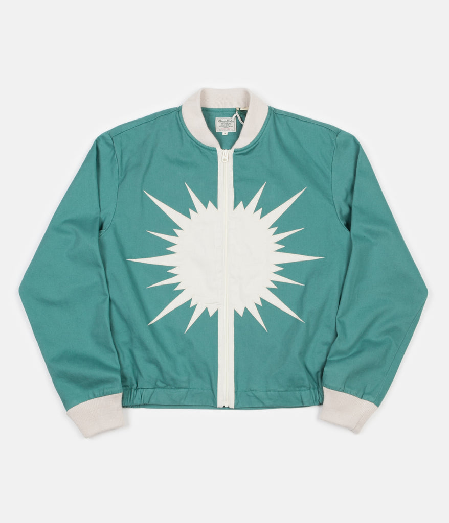 Levi s Vintage Clothing Starburst Bomber Jacket Dark Mint Creme B Always in Colour