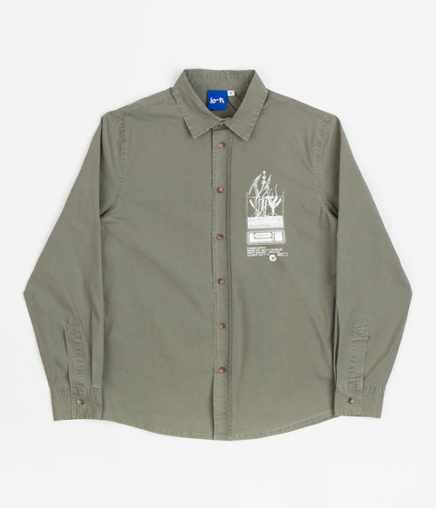 Lo-Fi Antenna Ripstop Shirt in Washed Sage