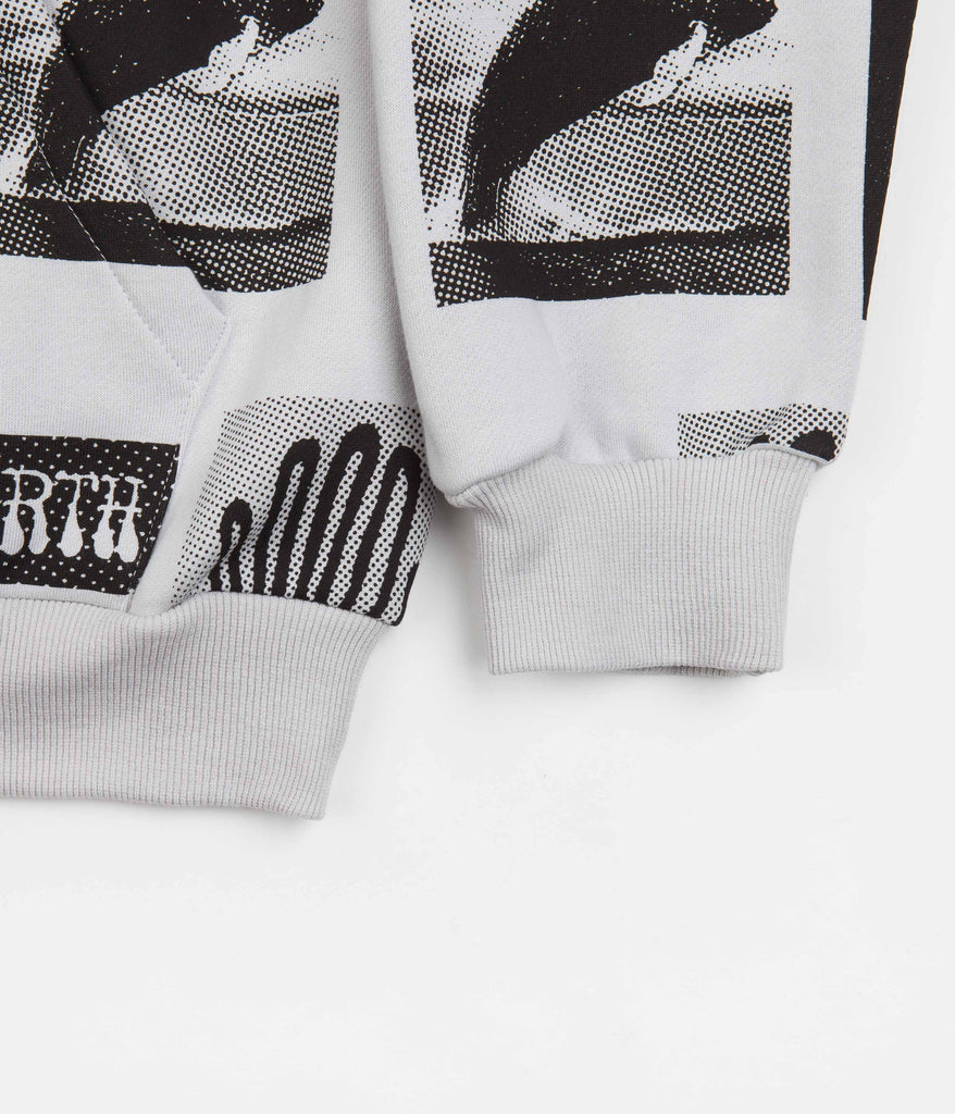 【LO-FI】EARTH ALL OVER PRINT PULLOVER [CEMENT] Lo-Fi Earth All Over Print Hoodie - Cement | Always in Colour