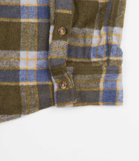Lo-Fi Healing Flannel Shirt in Olive thumbnail