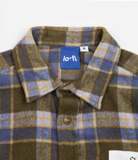 Lo-Fi Healing Flannel Shirt in Olive thumbnail
