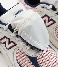 New Balance 2002R Shoes - Sea Salt / Red / Blue thumbnail