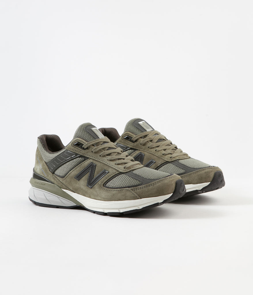 New Balance 990v5 Made In US Shoes - Covert Green / Green Camo | Always in  Colour