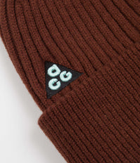 Nike ACG Cuffed Beanie in Oxen Brown and Mint Foam thumbnail