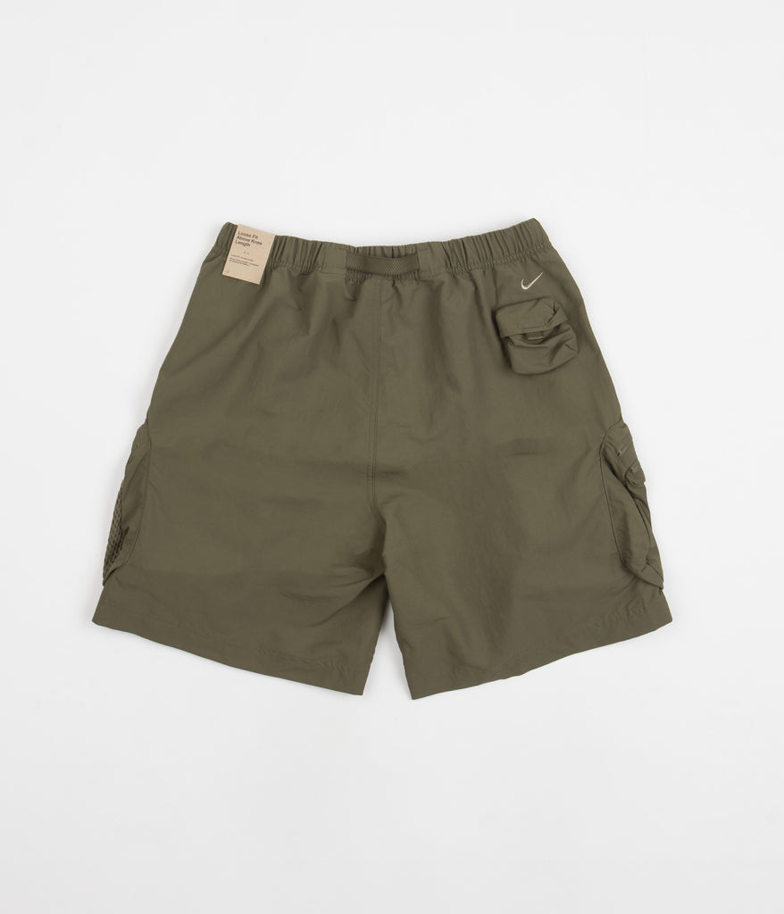 Nike ACG Snowgrass Hiking Cargo top Shorts Olive Green DN3945-325 Small S