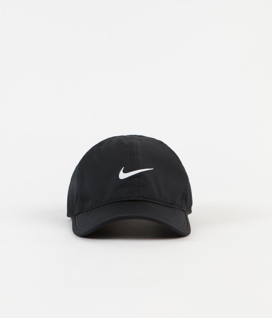 Nike AeroBill Featherlight Cap - Black / Black / White | Always in Colour