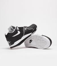Nike Air Flight 89 Shoes in Black and White thumbnail
