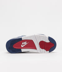 Nike Air Flight 89 Shoes in White and Dark Royal Blue and Varsity Red thumbnail