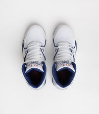 Nike Air Flight 89 Shoes in White and Dark Royal Blue and Varsity Red thumbnail