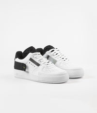 Nike Air Force 1 Type Shoes in White and Volt and Black - White thumbnail