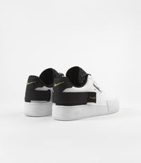 Nike Air Force 1 Type Shoes in White and Volt and Black - White thumbnail