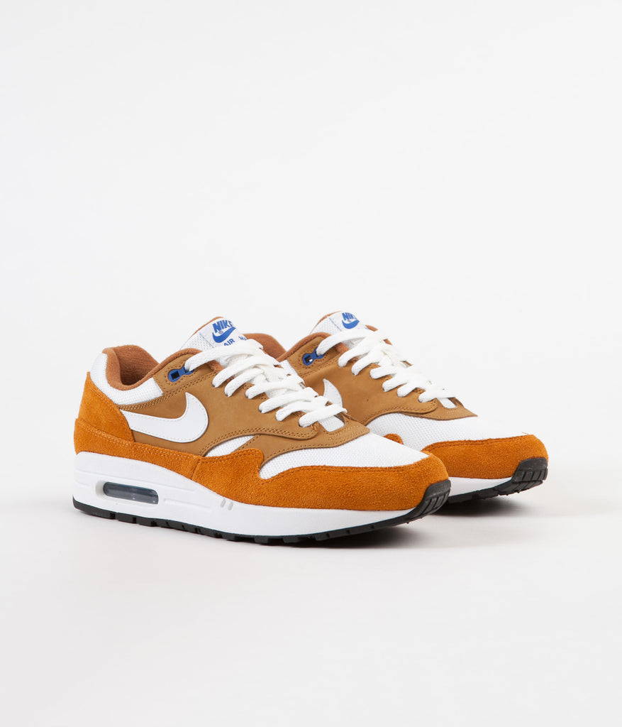 Nike Air Max Premium Retro Shoes Dark Curry True White Sport Blue  Black