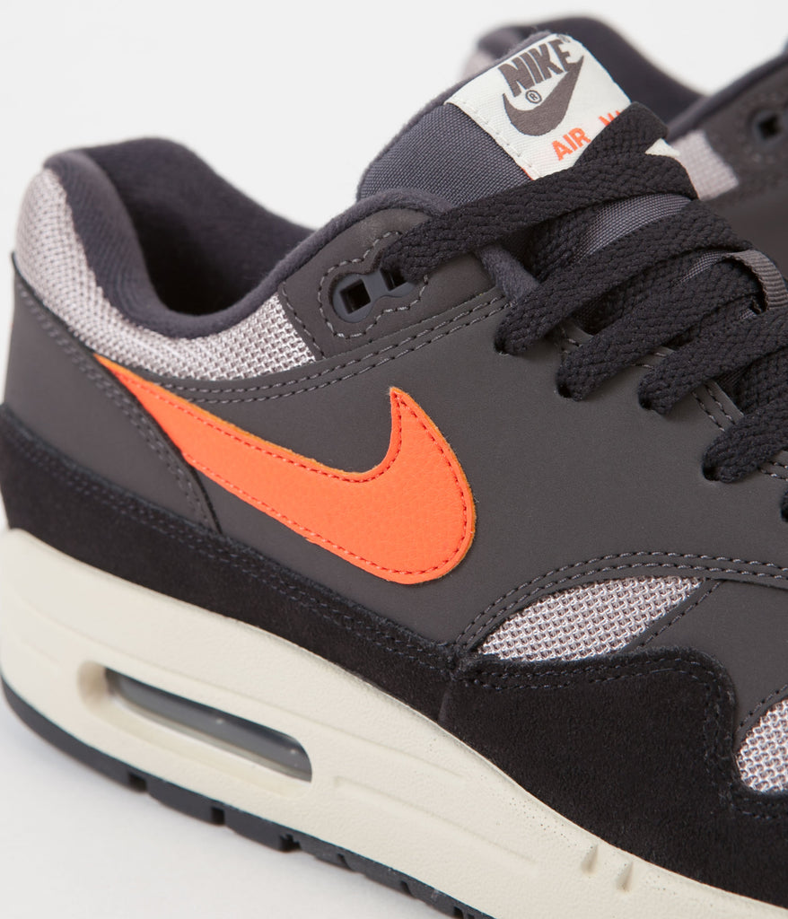 Nike Air Max 1 Shoes Oil Grey Wild Mango Thunder Grey Always in Colour