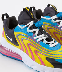 Nike Air Max 270 React ENG Shoes in Laser Blue and White and Anthracite - Watermelon thumbnail