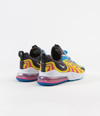 Nike Air Max 270 React ENG Shoes in Laser Blue and White and Anthracite - Watermelon thumbnail