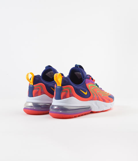 Nike Air Max 270 React ENG Shoes in Laser Crimson and Laser Orange
