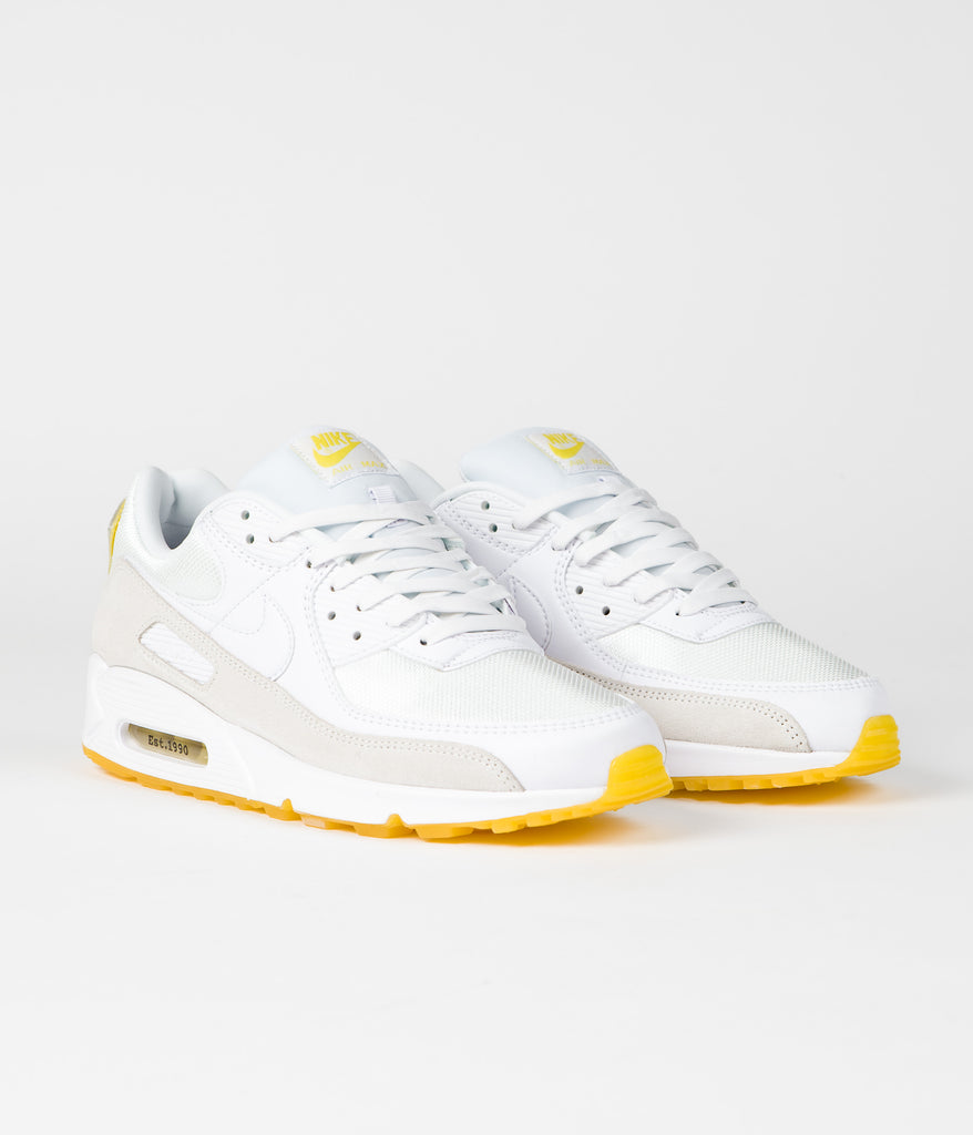 yellow and white air max 90