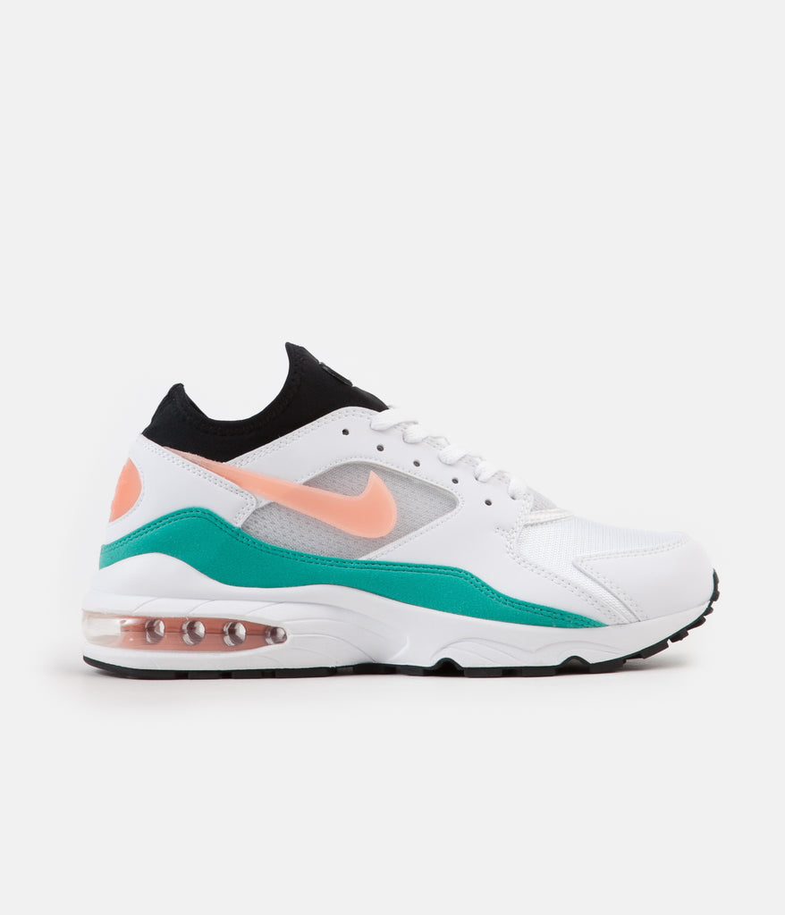 Nike Air Max '93 Shoes White Crimson Bliss Kinetic Green Black