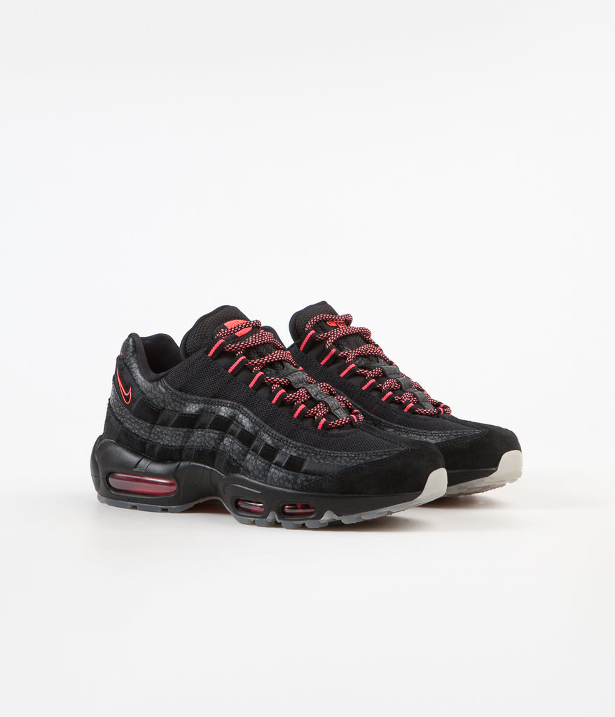 Nike Air Max 95 Shoes Black Infrared Always in Colour