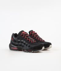 Nike Air Max 95 Shoes in Black and Infrared thumbnail