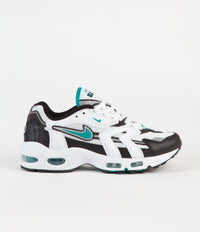 Nike Air Max 96 II Shoes in White and Mystic Teal and Black - Reflect Silver thumbnail