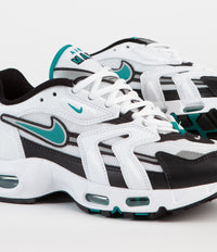 Nike Air Max 96 II Shoes in White and Mystic Teal and Black - Reflect Silver thumbnail