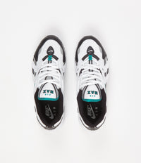 Nike Air Max 96 II Shoes in White and Mystic Teal and Black - Reflect Silver thumbnail