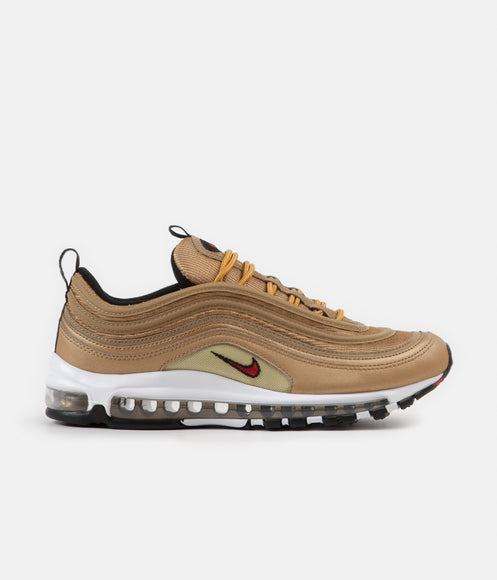Nike Air Max 97 OG Shoes - Metallic Gold / Varsity Red - White - Black