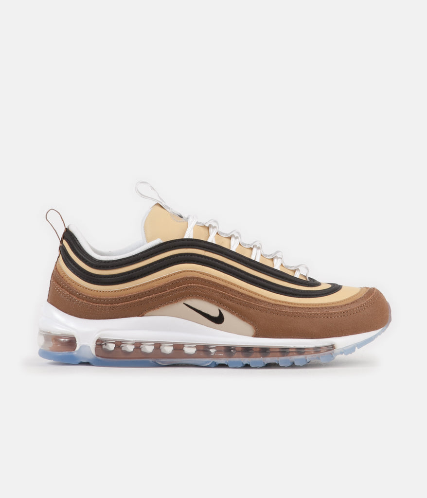 Nike Air Max 97 Shoes Ale Brown Black Elemental Gold Always