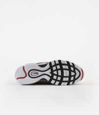 Nike Air Max 97 QS Shoes in Black and Varsity Red and Metallic Silver - White thumbnail