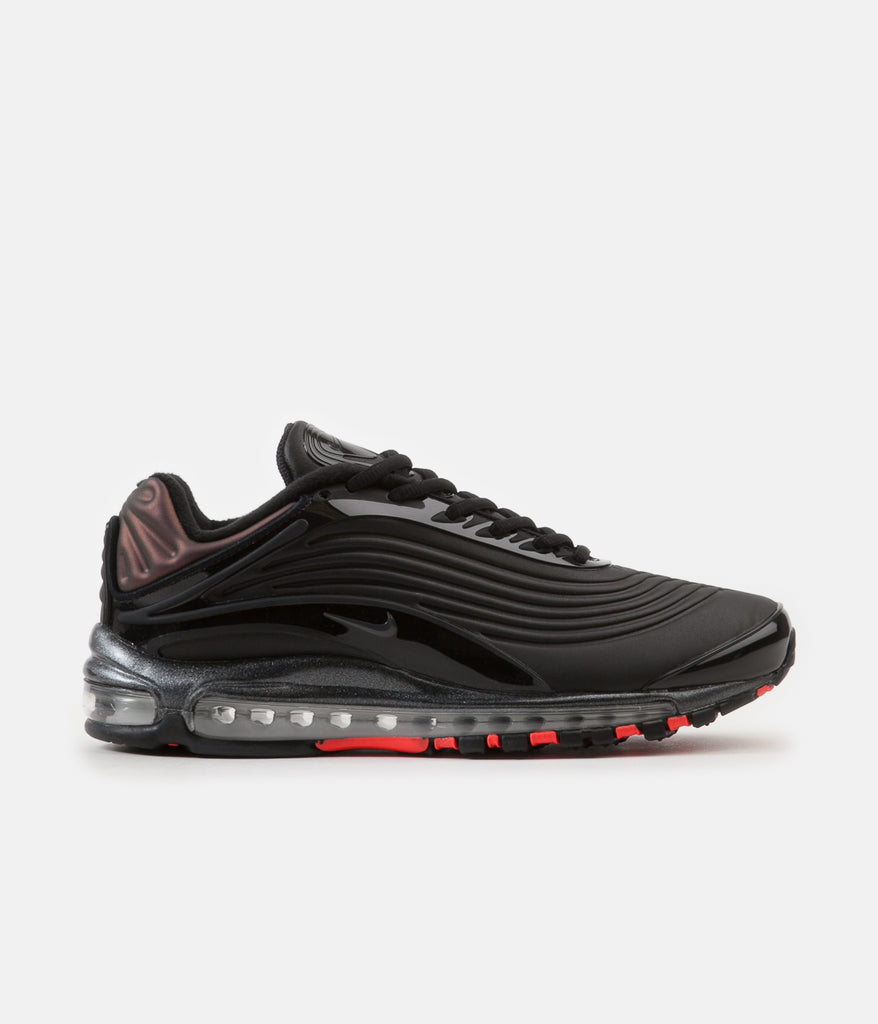 Nike Air Max Deluxe SE Shoes Black Anthracite Bright Crimson