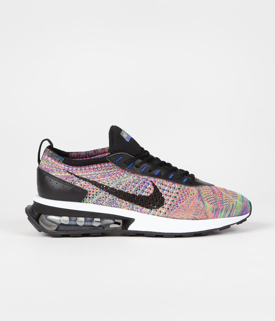 Nike Air Max Flyknit Racer Shoes Multicolour Black Racer Blue White